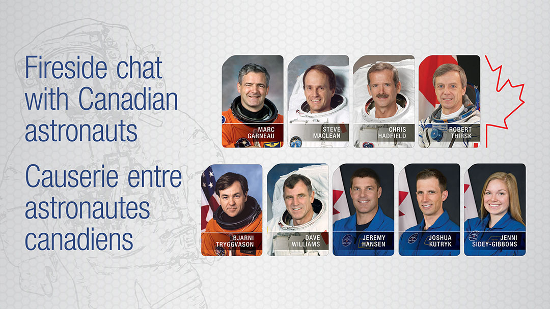 Video fireside chat with Canadian astronauts
