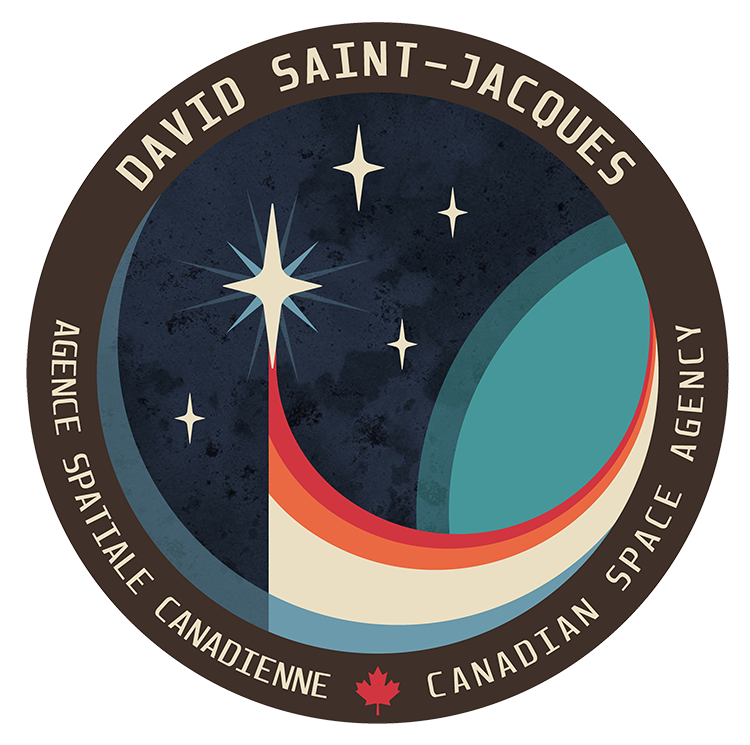 Écusson de la mission de l'astronaute David Saint-Jacques