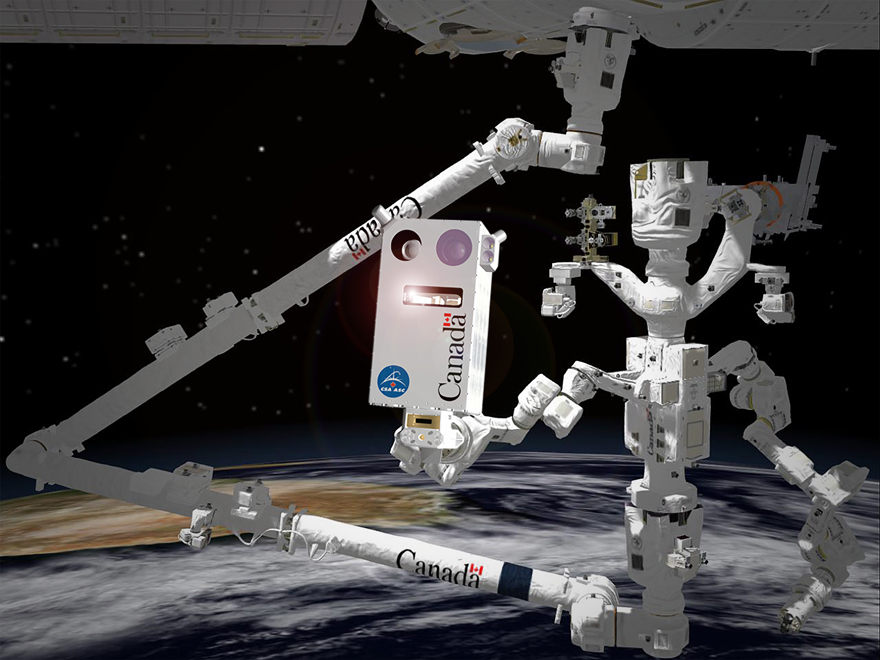 A sophisticated new vision system for Dextre