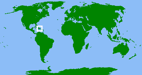 Situation géographique du passage de l'ouragan Tomas, sur la partie ouest d'Haïti, sur la carte du monde.