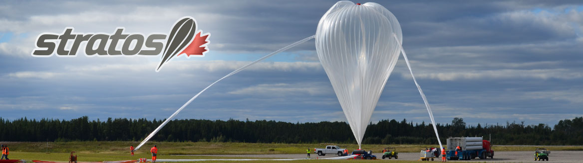 Balloon launched during the Strato-Science 2014 campaign