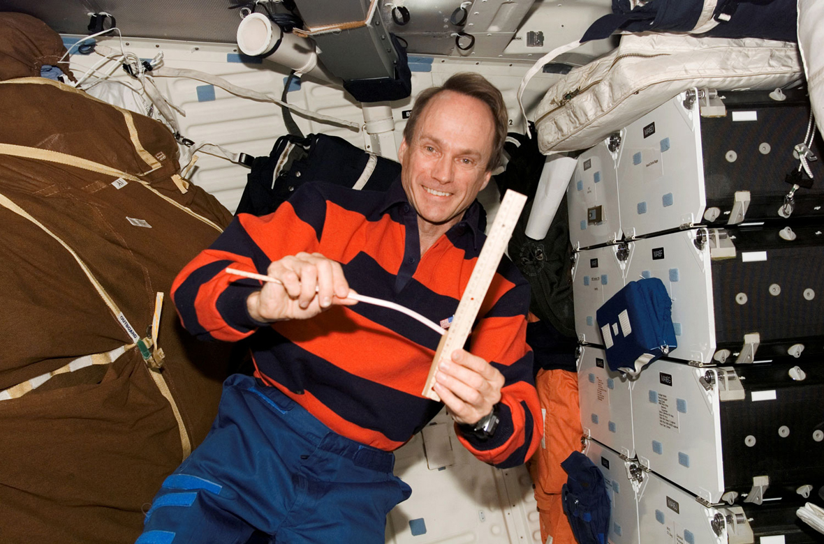 L'astronaute canadien Steve MacLean