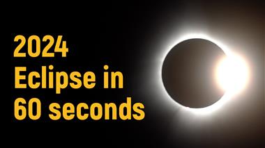 Timelapse footage of the 2024 total solar eclipse from Canadian Space Agency headquarters.