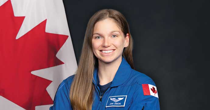 Astronaut Jenni Gibbons