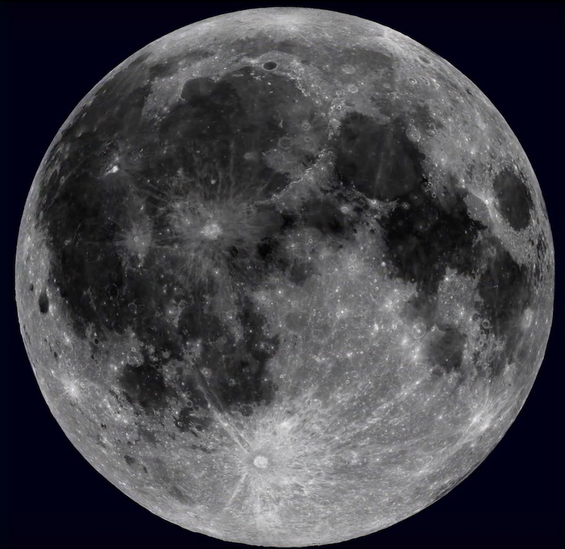 Pourquoi la Lune est-elle grise, sans couleur vive ? - Sciences et Avenir