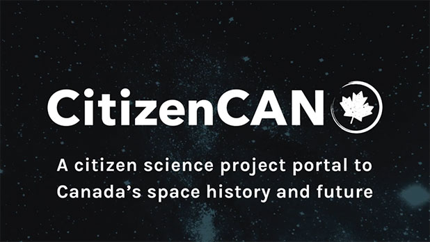 CitizenCAN is a citizen science project portal to Canada's space history and space future.