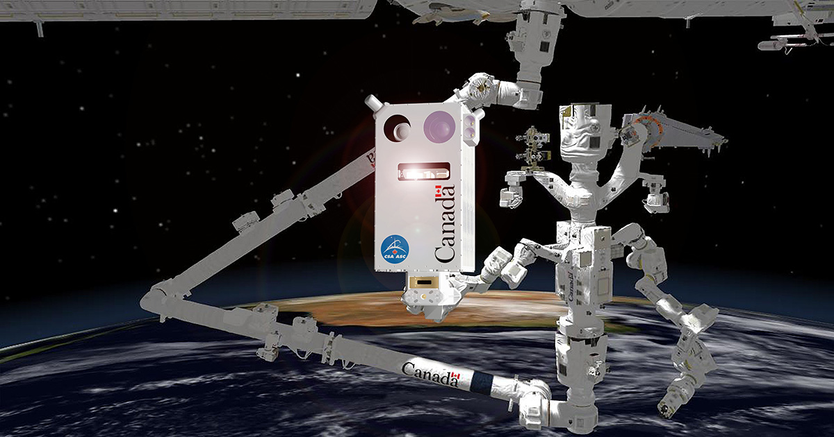 スペースディスクThe Track of Space Development6点 Dextre Deployable Vision System: Taking a closer look at the