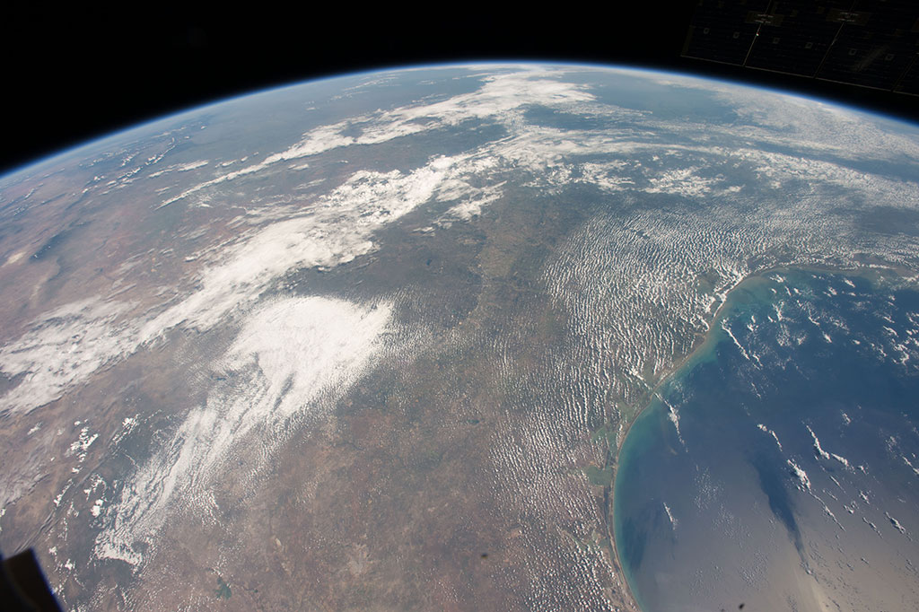 La côte du Golfe du Mexique. (Source : NASA.)