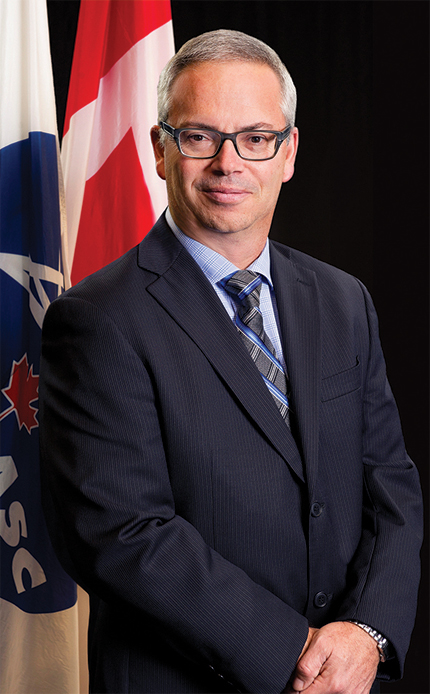 Sylvain Laporte, President of the Canadian Space Agency