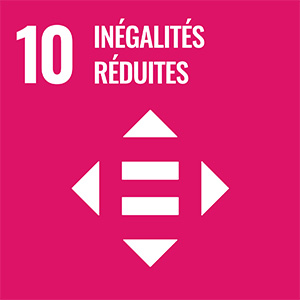 Icône 10 inégalités réduites