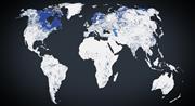 Mission SWOT – Carte de la répartition des lacs dans le monde