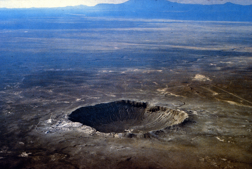 Le cratère de Barringer en Arizona