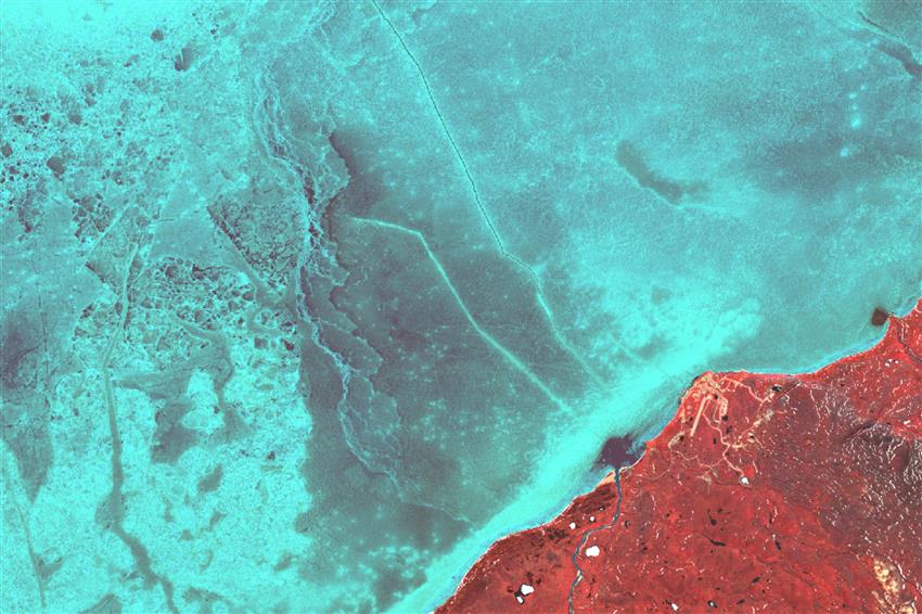 Image satellitaire de Pond Inlet.