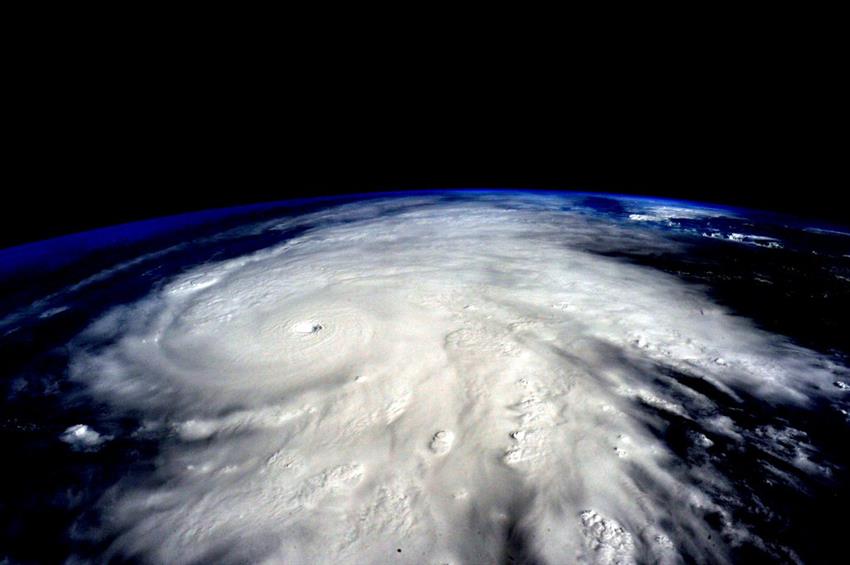 Image of hurricane Patricia from space