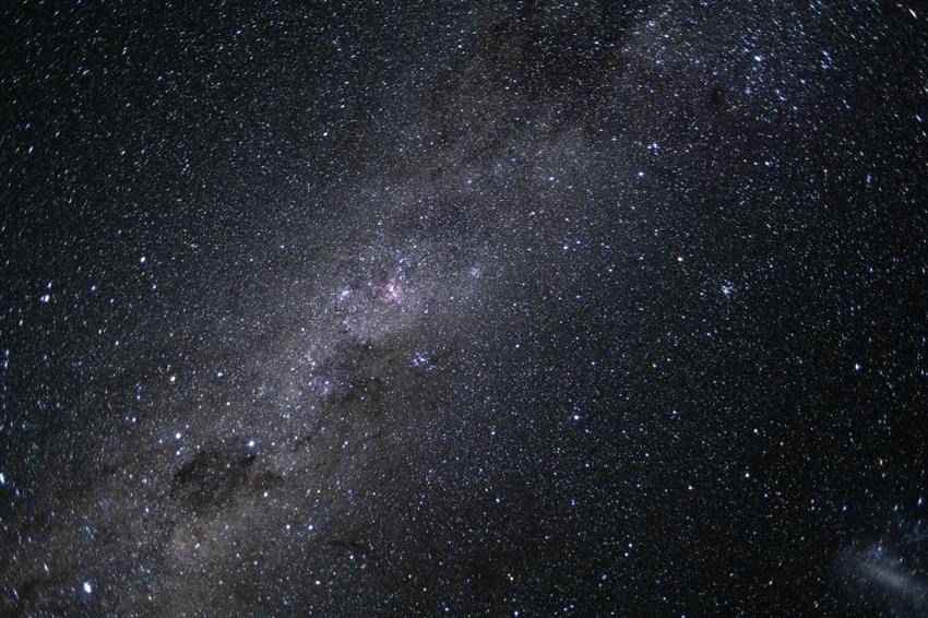 A picture of the Milky Way, featuring a multitude of stars.
