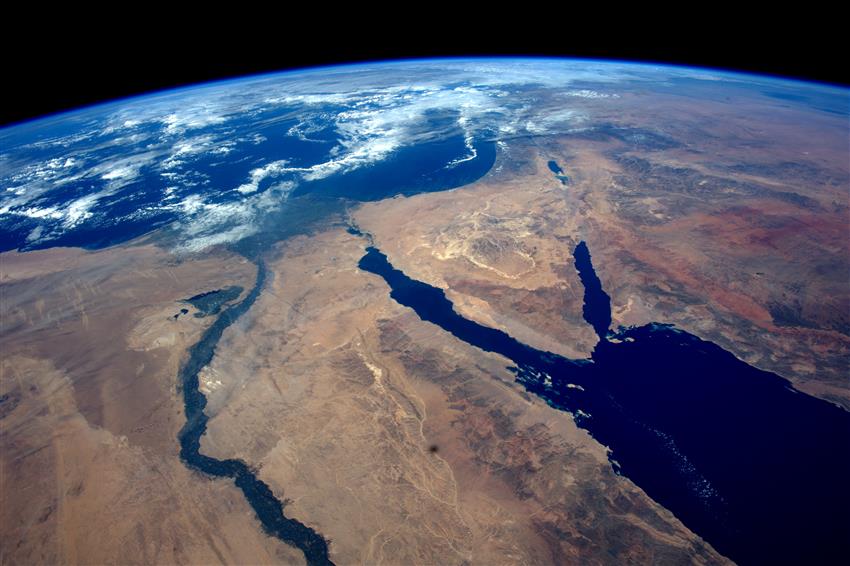 L'Égypte vue de l'espace
