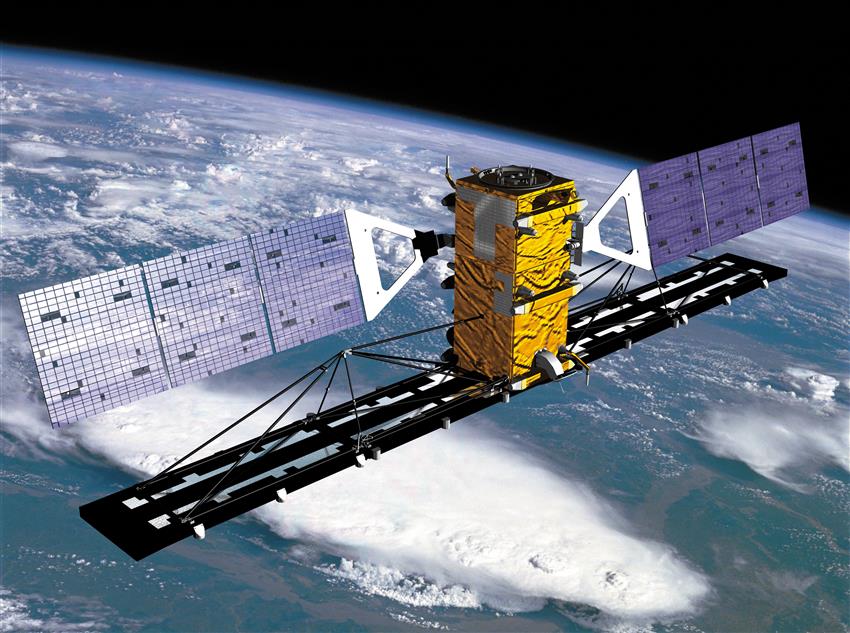 Vue d'artiste du satellite RADARSAT-2