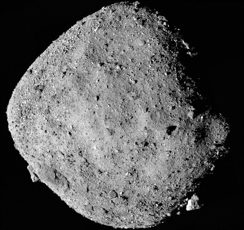 Asteroid Bennu composite