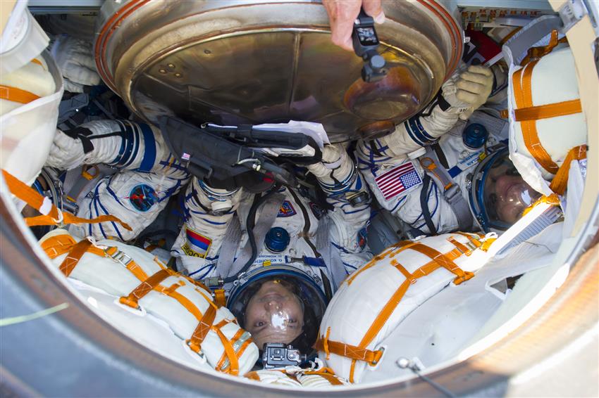 The astronauts prepare to return to Earth after 204 days aboard ISS