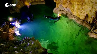Thumbnail for video: 'CSA astronaut Jeremy Hansen explores otherworldly caves'