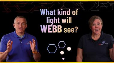 Thumbnail for video: 'What kind of light will Webb see?'