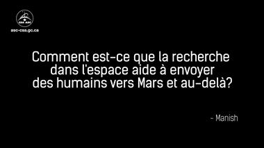 Vignette de la vidéo 'Vols habités vers Mars - Questions et réponses avec David Saint-Jacques en direct de l'espace'