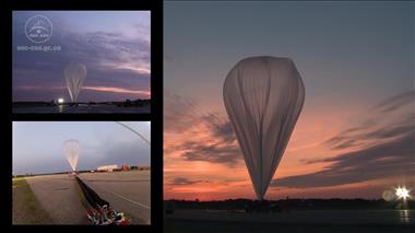 Thumbnail for video 'Preparation of a balloon launch'
