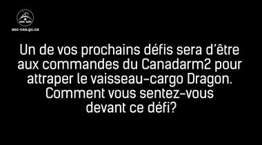Vignette de la vidéo 'David Saint-Jacques parle du Canadarm2 et de l'avenir de la robotique spatiale canadienne'