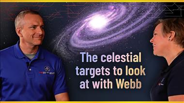 Thumbnail for video 'The celestial targets to look at with the James Webb Space Telescope'
