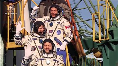 Vignette de la vidéo : 'David Saint-Jacques s’est envolé vers la Station spatiale internationale'