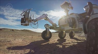 Thumbnail for video: 'A sneak peek of the 2016 Mars sample return simulation'