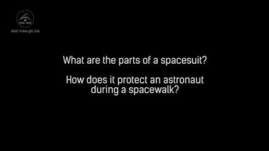 Thumbnail for video: 'David Saint-Jacques explains how a spacesuit works'