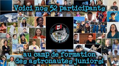 Vignette de la vidéo : 'Participants au camp de formation des astronautes juniors'