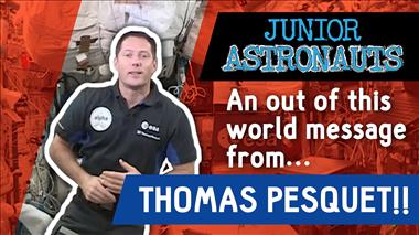 Thumbnail for video: 'An out of this world message to Junior Astronauts and their educators'