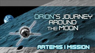 Thumbnail for video 'Artemis I mission: Orion's journey around the Moon'